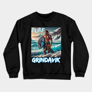 SURF ICELAND GRINDAVIK SURFER Crewneck Sweatshirt